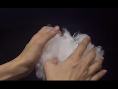 0.9D Jungfräuliche Hohlfaserfüllung Umweltschonend 32mm Psf Für die Füllung