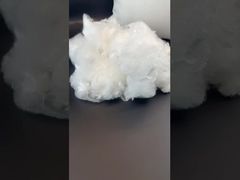 Virgin Polyester Stapelfaser weiß optisch aufgehellt