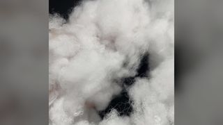 6. Ultrafeine, weiche, gelöste Faser, mit PCM-Temperaturregelung behandelte Faser mit Silikon für warme Kleidungsstücke