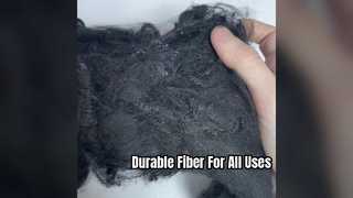 Polypropylenfaser 3D*65mm schwarz