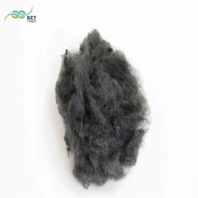 Ein guter Preis. 6D Hohle recycelte Polyester-Stapelfasern nicht silikoniert Grau Schwarz PSF Online