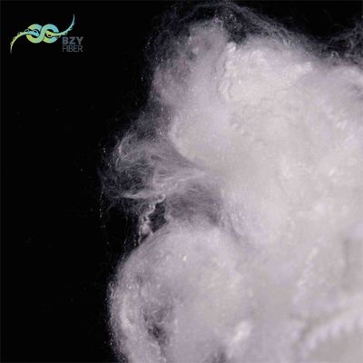 kaufen 2.78D Nichtfluoreszierende synthetische Stapelfasern Silicone freies weißes PSF für Decken on-line-Fertigung