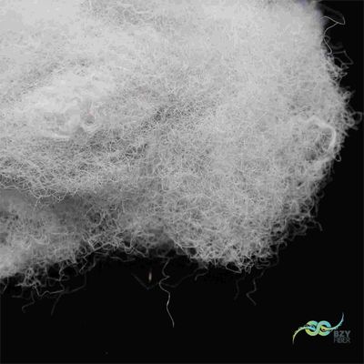 kaufen Hohles 70D recycelte Polyester-Stapelfaser künstliches 72mm-Füllmaterial on-line-Fertigung
