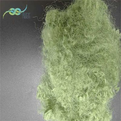 kaufen Grüne, hohle, konjugierte, recycelte Polyester-Stapelfasern, Silikonium 15D-Fasern on-line-Fertigung