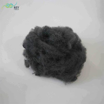 kaufen Graue regenerative Polyesterfasern 8.89D A-Grad Polyester-Stapelfasern on-line-Fertigung