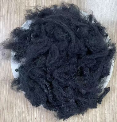 Ein guter Preis. Virgin Polyester Stapelfaser 3D 150mm Schwarz für Kammgarnspinnerei Online