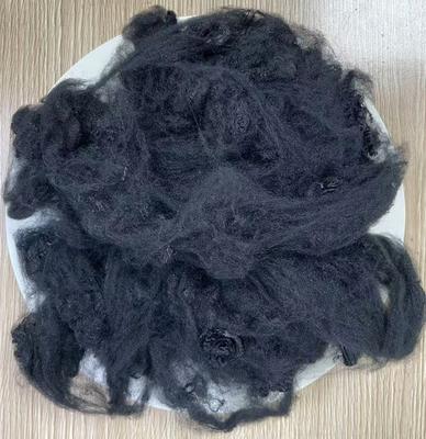 Ein guter Preis. Neue Polyester-Stapelfasern 3D 65mm Schwarz Ölgehalt 0,15-0,3% Online