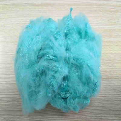 Ein guter Preis. Nicht fluoreszierende, flammhemmende Polyesterfaser Leichtgewicht A-Klasse 2,5D-Faser Online