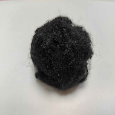 Ein guter Preis. Schwarze Flammschutzfaser 51 mm PSF A-Grad Polyester Stapelfaser Online