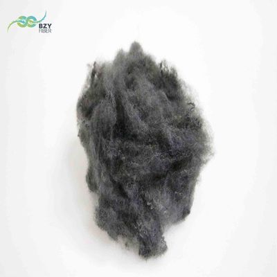 Ein guter Preis. Silikonfrei 100 Polyesterfaser Hohle Faser 6 Denier PSF Grau Schwarz Online