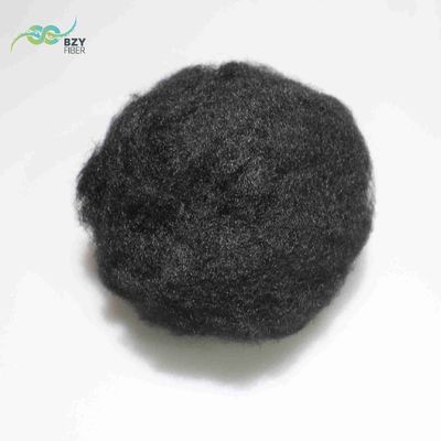 Ein guter Preis. 64 mm schwarze Dope gefärbt recyceltes nicht silikoniertes Dope gefärbt Viskosefaser Online