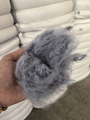 Ein guter Preis. Recycled Polyester Staple Fiber 2.5D 51mm Water Gray Online