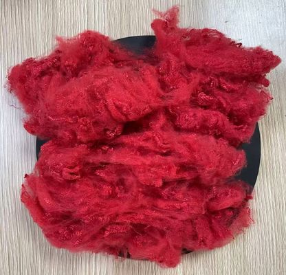 Ein guter Preis. Recycling-Polyester-Stapelfasern 1,56D 38mm hellrot Online