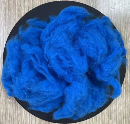Ein guter Preis. Recycelte Polyester-Stapelfasern 4.5D 51mm Pfaublau Online