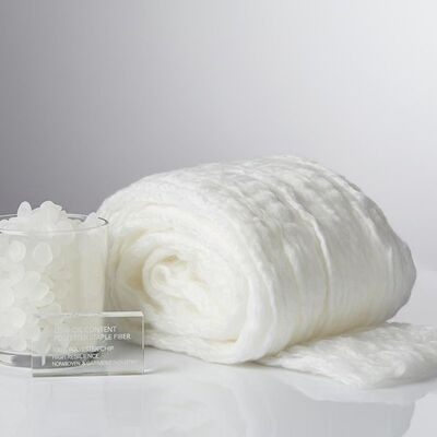 Qualität Polyester-Stapelfaser mit geringem Ölgehalt und hoher Elastizität, hergestellt aus 100 % Polyester-Chips usine