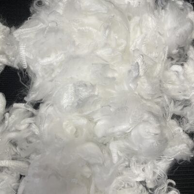 Qualität Phasewechsel Thermostatische Faser 2D*25mm, weiche Siliziumohlebehandelte Faser für Warmkleidung Filler Kissen & Home Textil Füllung usine