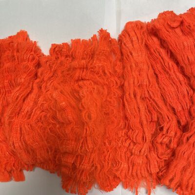 Ein guter Preis. 2D-Schleifer aus hellorangeem Polyester mit unbegrenzter Länge für die Produktion von Arbeitsbekleidung und Textilien Online